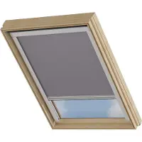 Cocoon Dachfensterrollo Weiss - Verdunklung - Kompatibel mit VELUX