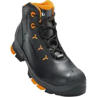 Uvex S3 Stiefel 6503 schwarz/orange PUR, Größe:48, Weite:10