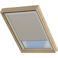 Cocoon Dachfensterrollo Weiss - Verdunklung - Kompatibel mit VELUX