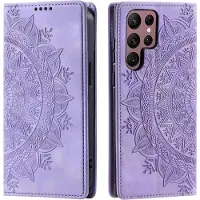 CoverKingz Hülle für Samsung Galaxy S24 Ultra Handyhülle Flip Case Cover Tasche Mandala