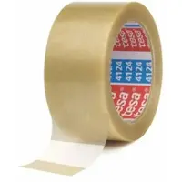 TESA 6x Klebeband tesapack 4124 TOP-PVC 50mm x 66m transparent