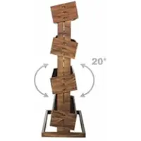 Hecht International Hochbeet mit vier beweglichen Kästen H145cm B50cm aus Holz 301960108-HE