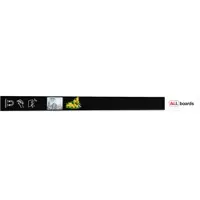 Allboards Rahmenloses SLIMboard – Kreideoberfläche – 100×6 cm