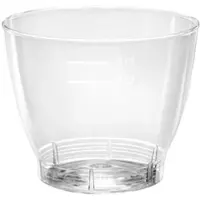 Duni GmbH Portionsglas Crystallo 65 ml, PLA Transparent PLA | Packung (40 Stück)