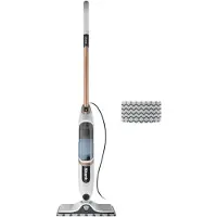 Shark SteamSpot S2001EU Dampfreiniger mit Steam Blaster, 3 Dampfmodi, 500 ml Tank, Aufheizzeit ca. 25 s, kontinuierlicher Dampf, Weiß/Kupfer