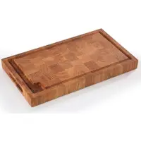 Zassenhaus Hackblock Eiche Stirnholz 45 x 25 x 4 cm