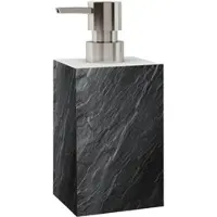 Sanilo Seifenspender Granit, S534414, stehend, Kunststoff, schwarz, 320ml