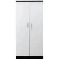 Proregal Aktenschrank Beetle | HxBxT 195x92x42 cm | Schwarz-Weiß