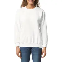 Gildan Herren Heavy Blend Crewneck Sweatshirt 18000 white 5XL