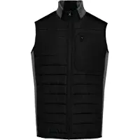 Kariban Ärmellose Daunenjacke aus zwei Materialien