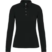 Kariban Langarm-Polohemd für Damen aus Jersey
