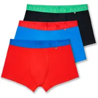Happy socks Boxershort 3er-Pack Solid Mix Short Boxers Herren Red Multi-L