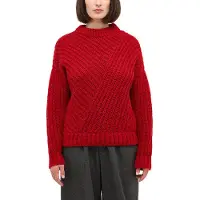 Mustang Pullover Erin 1017072 Rot Relaxed Fit