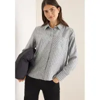 Cecil Bluse in Grau - XXL