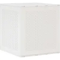 vidaXL Aufbewahrungsbox mit Speicher Weiß 55 x 53 x 57 cm Polypropylen
