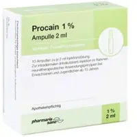 Medphano Procain pharmarissano Ampulle 1% 2 ml Inj.-Lsg. 10x2 Injektionslösung