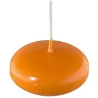 Kopschitz Kerzen Schwimmkerzen Mandarin 24 x Ø 60 mm, 20 Stück