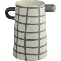 Asa selection Vase Rayu Green Chequered 11 x 17 cm