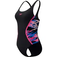 Speedo Hyperboom Splice Muscleback Badeanzug Damen 38