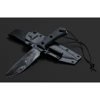 Trc knives Apocalypse V4E Apo Finish Messer, Black G10