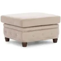 S-Style Möbel Chesterfield Hocker Cleo Blink , beige , Maße (cm): B: 75 H: 45