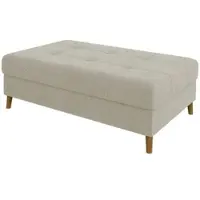 S-Style Möbel Hocker Lars , beige , Maße (cm): B: 118 H: 40