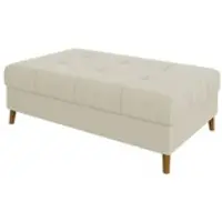 S-Style Möbel Hocker Maya , beige , Maße (cm): B: 118 H: 40