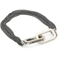 AllSaints Corrine Bracelet Warm Silver Mix Größe: OS | Armbänder Outlet | Damen | Grau