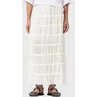 AllSaints Lila Skirt White Größe: 12 | Maxiröcke Outlet | Damen | Weiß