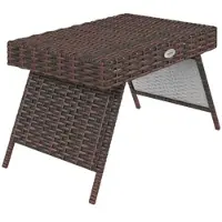Outsunny - Gartenbrunnen - 60Lx41Wx41Hcm - Braun