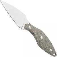 Mercury Hawky 9AWK-GCF-C Stonewashed M390, Green Canvas Micarta, Fahrtenmesser