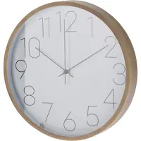 Koopman Wanduhr mit großen Zahlen, Ø 30,5 cm