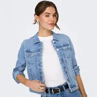 ONLY Damen Jeans Jacke Light Blue Denim