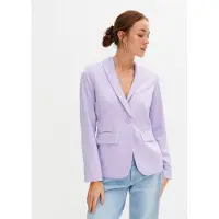 Bonprix Jackenblazer eleganter Look, schmale Passform, aus Polyester und Elasthan