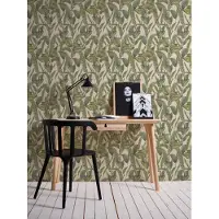 Living Walls Vliestapete "Drawn Into Nature Dschungel-Tapete Mustertapete Floral Dschungeloptik" matt strukturiert Vliestapete Dschungel für Schlafzimmer Küche Wohnzimmer Dschungel Flur