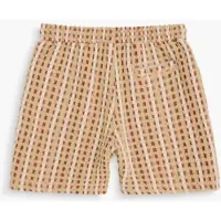 OAS Kurze Hose Lano Porto Swim Shorts Herren Red / White / Brown-M