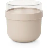 Brabantia Reisebecher Make & Take Joghurt Becher To Go - 500 ml - Soft Beige