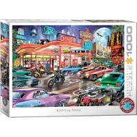 Eurographics 1000-Teile-Puzzle „Route 66 Diner“