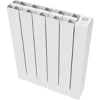 FONDITAL Aluminium-Heizkörper Elektrisch E-Blitz Core 1000Watt, RAL 9010