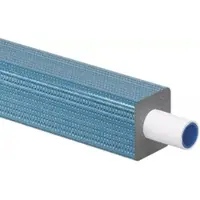 Uponor Uni Pipe PLUS 5-Schicht Verbundrohr vorisoliert PE-RT in eckiger Dämmung (Ausführung: 16x2 - 9mm Dämmung - 75m Rolle)