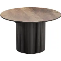 Vicco Esstisch Calero Eiche rustikal/Schwarz 120 x 60 cm ausziehbar, Model 58426