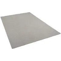 Bentzon Teppich Flachgewebe Silber, Größe:133x133 cm