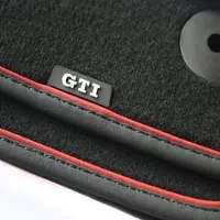 Volkswagen Golf 7 GTI Design Velours Premium Textilfußmatten 4-teilig vorne und