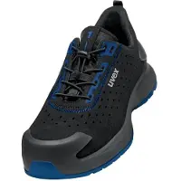 Uvex 1 x-craft Sicherheitsschuh Halbschuhe S1, schwarz/blau schwarz/blau 50