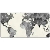 Tulup Schreibtischunterlage Karte der Antiken Welt Schreibtischmatte 120x60 cm Grau Schreibtisch Auflage Desk Pad