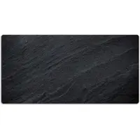 Tulup Schreibtischunterlage Schwarzer Sand Schreibtischunterlage Groß 120x60 cm Schwarz Schreibtisch Matte Deskpad
