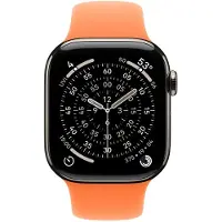 Apple MHYE4ZM/A Intelligentes tragbares Accessoire Band Orange Fluor-Elastomer