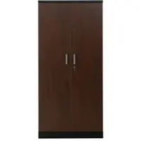 Proregal Aktenschrank Beetle | HxBxT 195x92x42 cm | Schwarz-Wenge