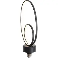 LUEDD E27 LED Deko-Glühbirne schwarz 6W 450 lm 3000K