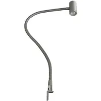 Kalb Material für Möbel kalb LED Bettleuchte Silbergrau 3W Warmweiß Leseleuchte Aufbauleuchte Nachttischlampe 1er Set Silbergrau